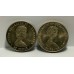 GREAT BRITAIN UK 1980 and 1981 . TWENTY-FIVE 25 PENCE and CROWNS 
